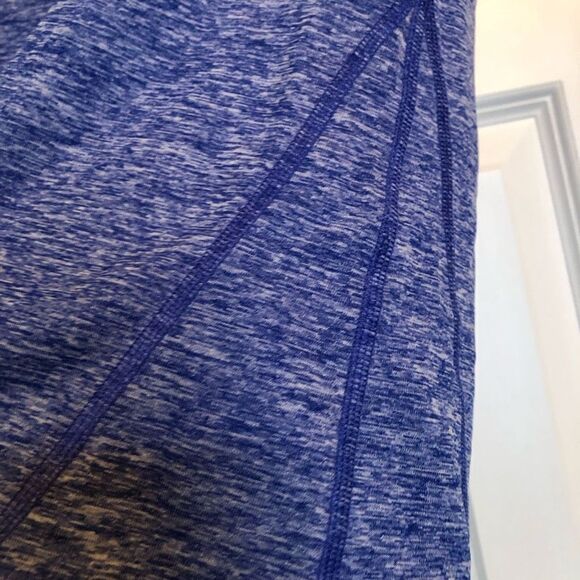 IDEOLOGY- NWT L Sz S Performance V-Neck RapiDry Tee in Deep Cobalt Heather. Cute - Picture 6 of 11